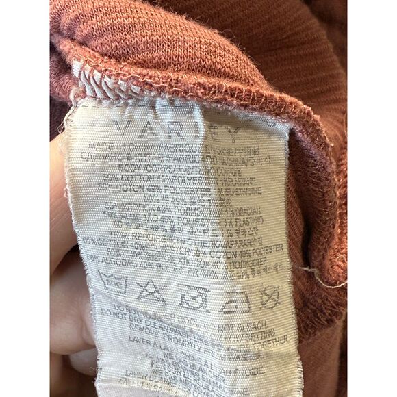 Varley Withered Rose Maybrook Ribbed Crewneck Sweater Women's XS Casual Knit Top - Picture 11 of 12